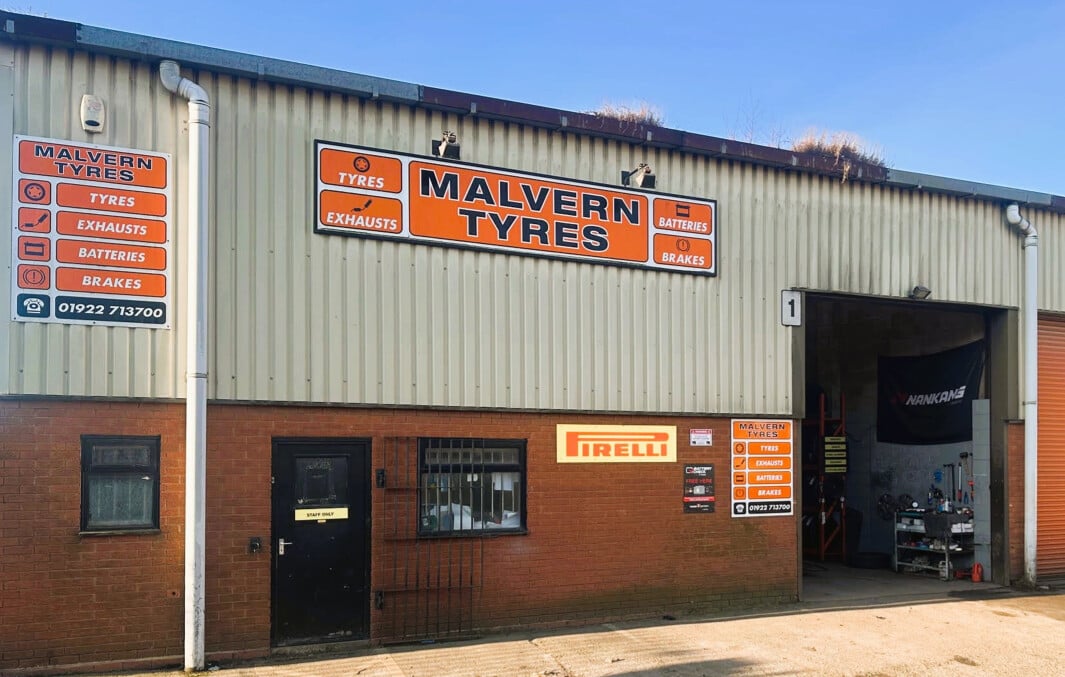 Image of the Malvern Tyres,  walsall centre
