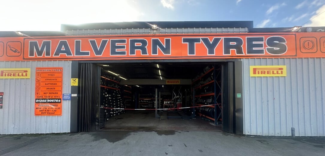 Image of the Malvern Tyres,  Poole centre