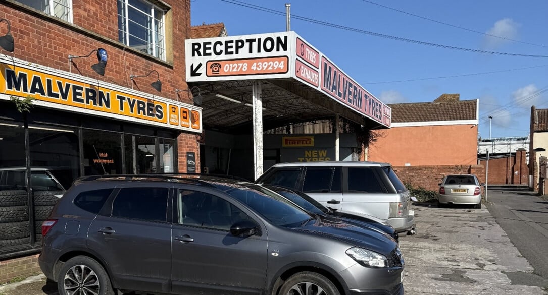 Image of the Malvern Tyres,  Bridgwater centre