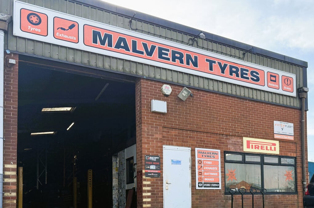 Image of the Malvern Tyres,  Burton On Trent centre