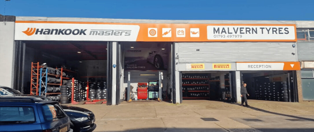 Image of the Malvern Tyres,  Swindon Old Town centre
