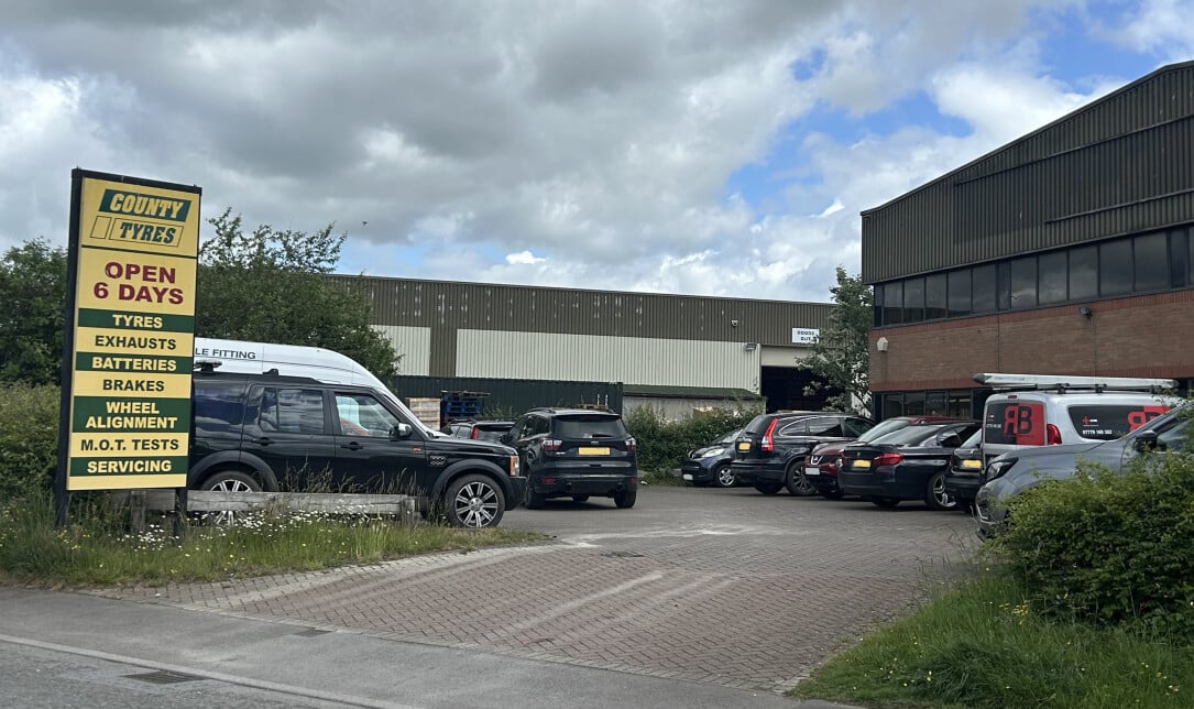 Image of the County Tyre,  Calne centre