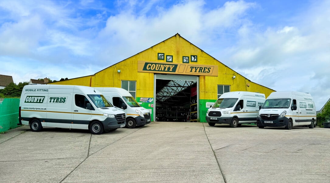 Image of the County Tyre,  Launceston centre