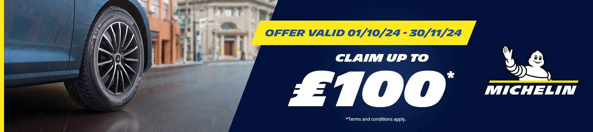 Michelin Cash Back Offer - Home page