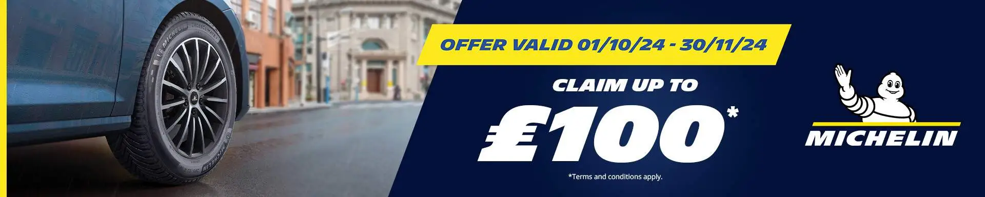 Michelin Cash Back Offer - Navigation